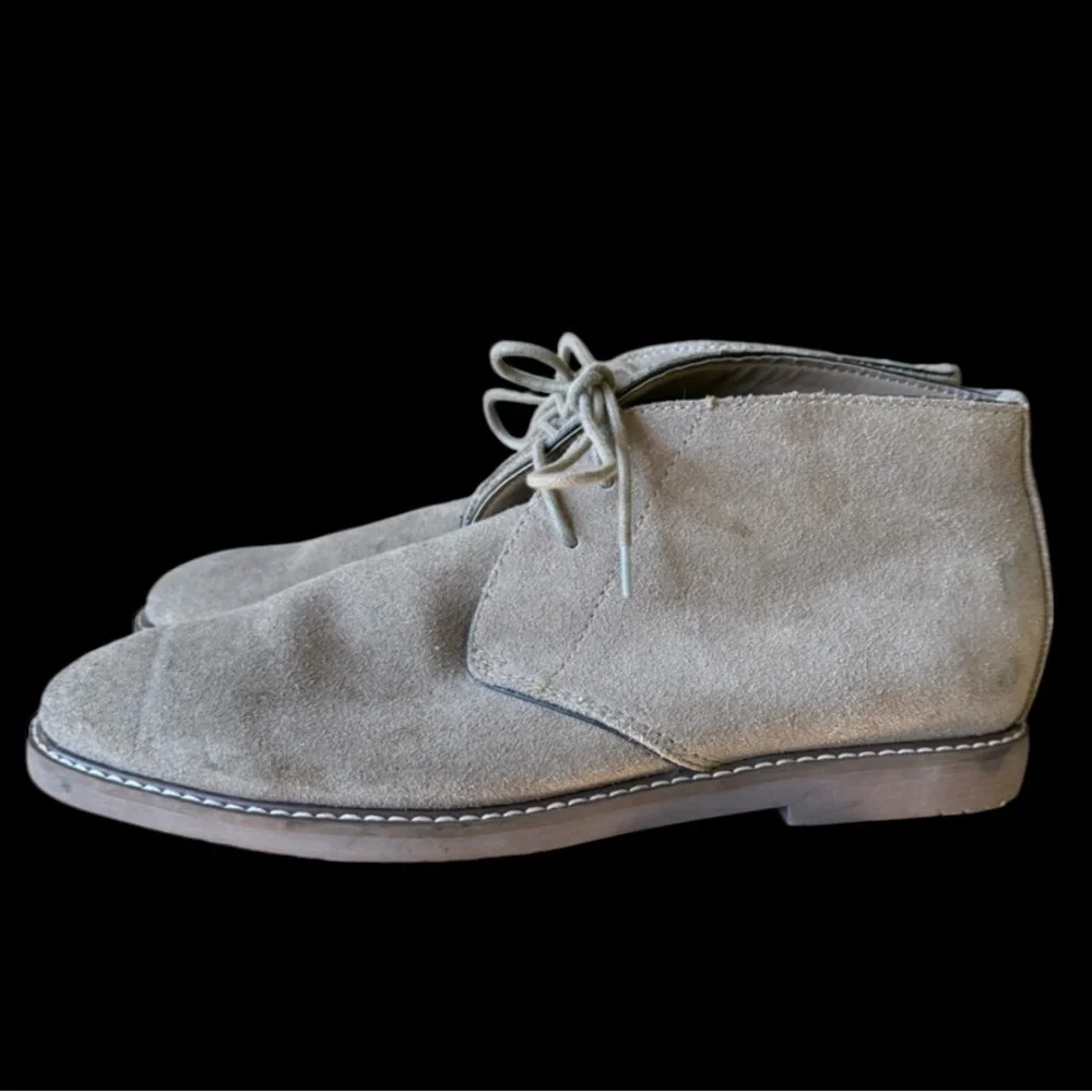 Banana Republic Men's Suede Desert Chukka Boots Sand 1 Tan Size 10
